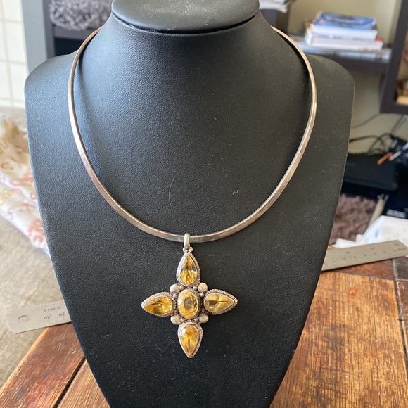 Sterling silver and Citrine pendant? - Picture 11 of 12